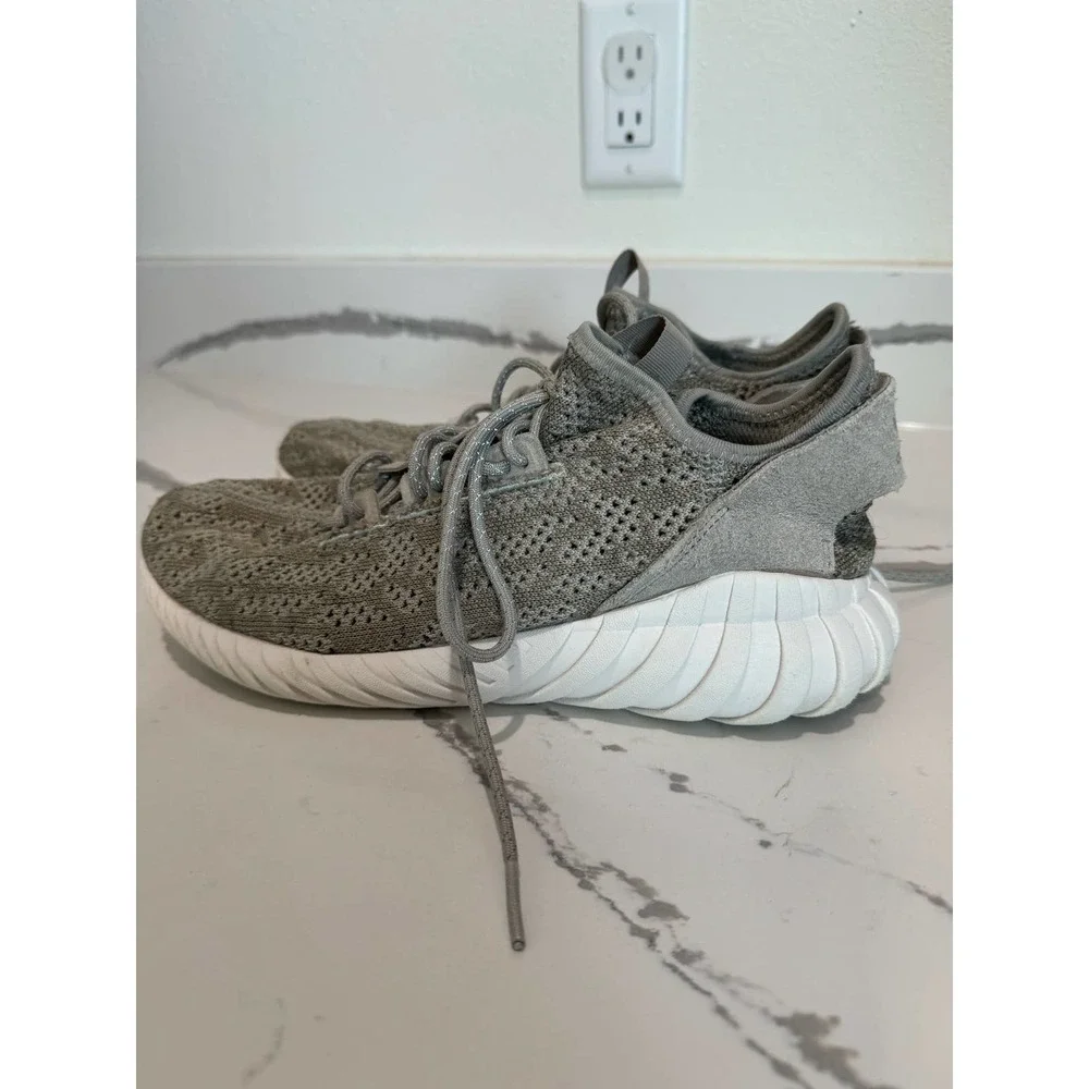 Adidas Men's Tubular Doom Sock Primeknit Tennis Shoes‎ Green Size 8.5